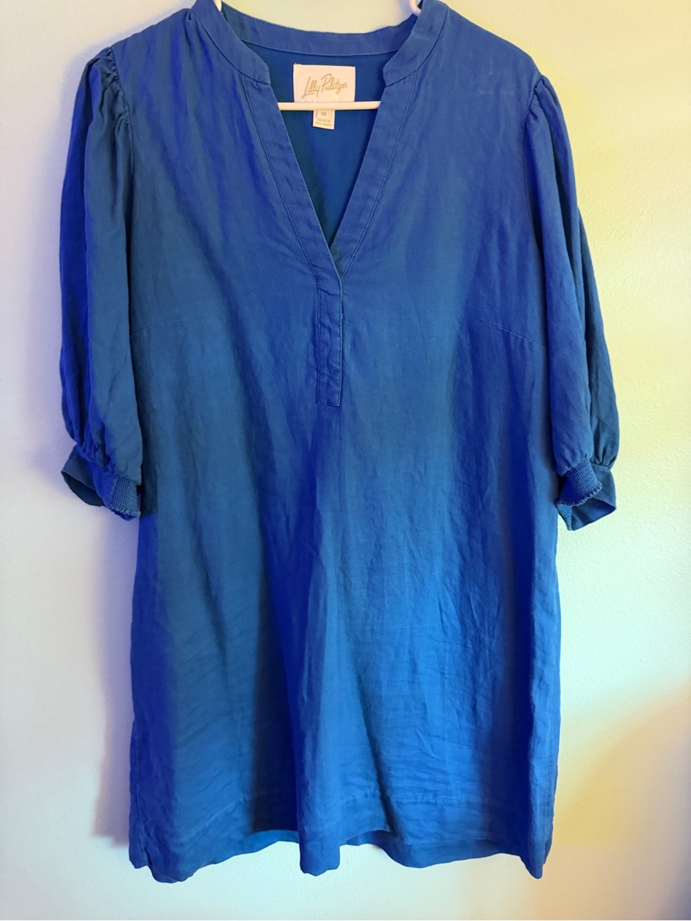 Lilly Pulitzer Cobalt Blue V-Neck Tunic